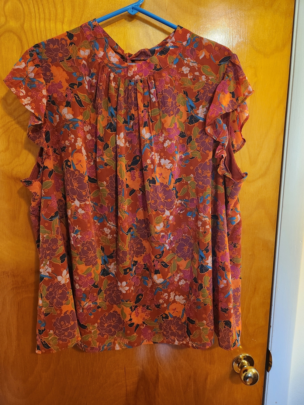 DR2 Women's Rust Floral Top